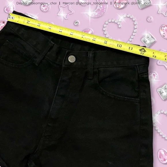 Black Brandy Melville John Galt high waisted shorts - Picture 4 of 5